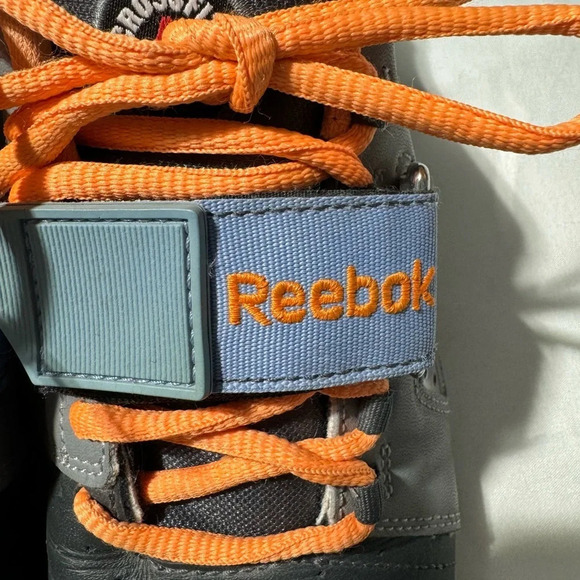 Reebok CrossFit U-Form Trainers Grey/Blue/Orange Size  6.5 - Picture 8 of 10